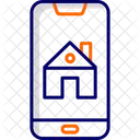 Controle de casa por smartphone  Ícone