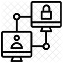 Controllo Accessi Autenticazione Utente Protezione Password Icon