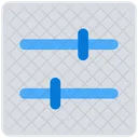 Controls Configuration Sliders Icon