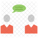 Conversa cara a cara  Ícone