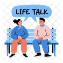 Conversa De Vida Conversa Conversa Ícone
