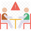 Discutir Error Reunion De Negocios Reunion Icon