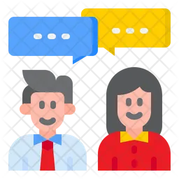 Conversación de pareja  Icono