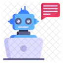 Conversación de robots  Icono