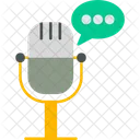 Podcast de conversación  Icono