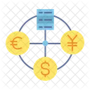 Economia Digital Dinheiro Digital Negocios E Financas Ícone