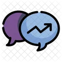 Conversation Arrows Chat Icon