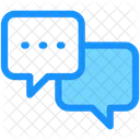 Conversation Discussion Chat Bubble Icon