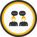 Conversation Info Center Talk Icon