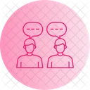 Conversation Info Center Talk Icon