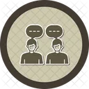 Conversation Info Center Talk Icon