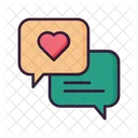 Conversation Love Chat Love Message Icon
