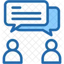 Conversation Negotiating Chat Bubbles Icon