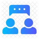 Conversation Friend Counseling Icon