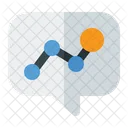 Conversation About Graphic Growth Graph Graph Icon