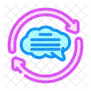 Conversation Arrows Natural Icon