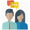 Conversation Chat Conversation Business Meeting Icon