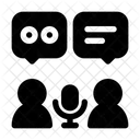 Conversation Talking Face To Face Icon