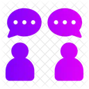 Conversation Talking People Icon