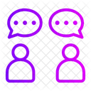 Conversation Talking People Icon