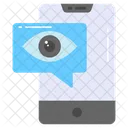 Conversation Monitoring Mobile Icon