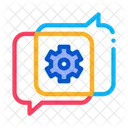 Gear Quotation Frame Icon