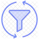 Conversion Duotone Line Icon Symbol
