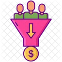 Conversion Customer Dollar Icon