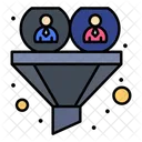 Conversion Filter Funnel Icon