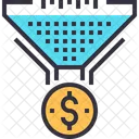 Conversion Money Funnel Icon