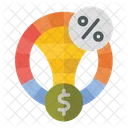 Conversion Rate Funnel Marketing Strategy Icon
