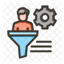 Sales Funnel Data Funnel Funnel Analysis Icon