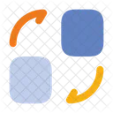 Convert shape square  Icon