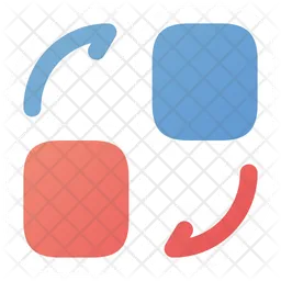 Convert shape square  Icon