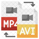 Converter Avi para MP 4  Ícone