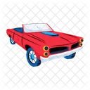 Auto convertible  Icono
