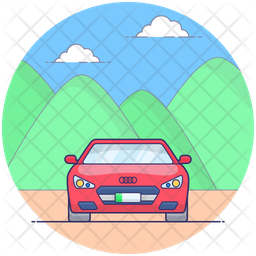 Convertible Sports Car Icon