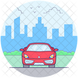 Convertible Sports Car Icon