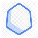 Convex Hexagon  Icon