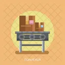Conveyor Delivery Cargo Icon