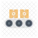 Conveyor Belt Boxes Icon