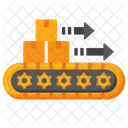 Conveyor Package Factory Icon
