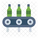 Conveyor Bottle Industry Icon