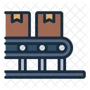 Conveyor Cardboard Box Icon