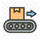 Factory Package Manufacturing Icon