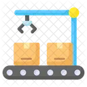 Conveyor Belt Logistics Icon
