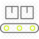 Conveyor Belt Factory Box Icon