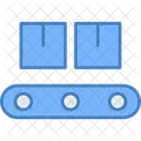 Conveyor Belt Factory Box Icon