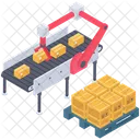 Delivery Boxes Luggage Carousel Package Cardboard Icon