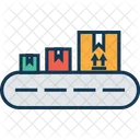 Conveyor Belt Logistic Icon